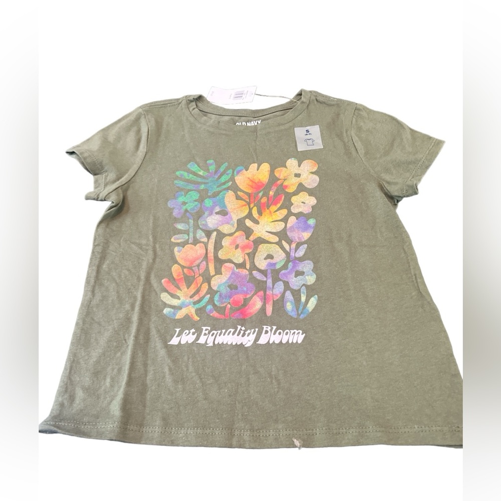 Old Navy girls size 6/7 green top